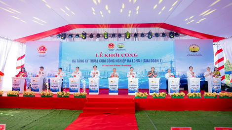 Khởi công Dự án Hạ tầng kỹ thuật Cụm công nghiệp Hà Long I (Giai đoạn 1)
