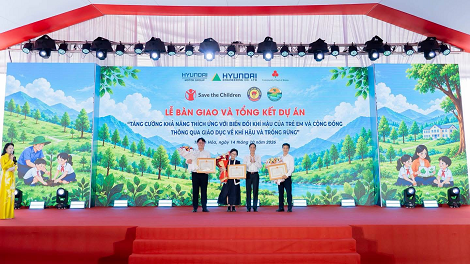 TRƯỜNG ĐẠI HỌC HỒNG ĐỨC TỔ CHỨC LỄ BÀN GIAO VÀ TỔNG KẾT DỰ ÁN TĂNG CƯỜNG KHẢ NĂNG THÍCH ỨNG VỚI BIẾN ĐỔI KHÍ HẬU